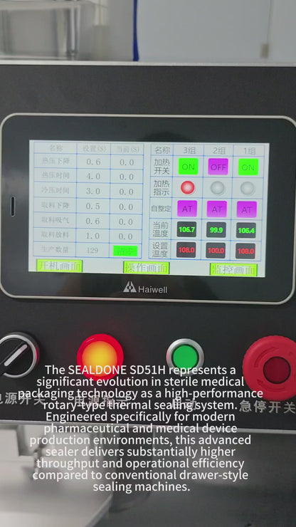 SEALDONE SD51H ROTARY MEDICAL SEALING MACHINE