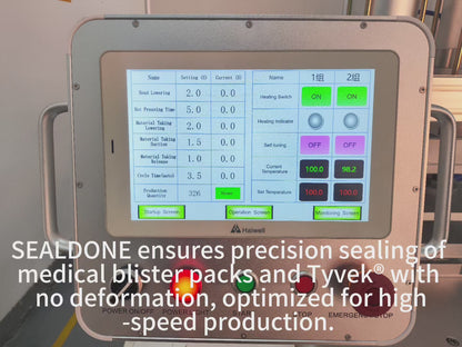 SD51S Rotary Blister Sealing Machine For Medical Device